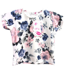 Girls Floral Crop Top Minx