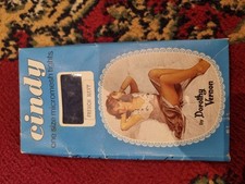vintage Cindy French Navy tights by Dorothy Vernon one size to 42 hips