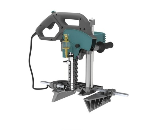 Portable square hole - hole, drilling