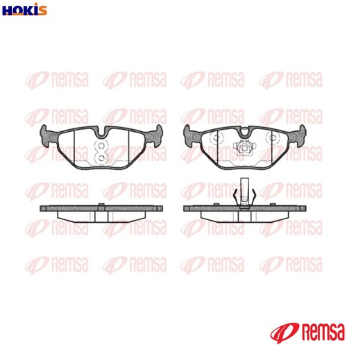 Brake pad set disc - brake,