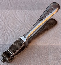 Pre-1956 Union Castle Line Silver-Plated Nutcracker By Mark Willis of Sheffield.