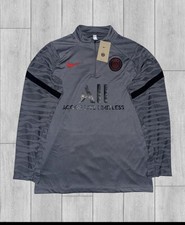 Nike PSG Grey Tracksuit Top