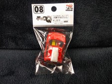 CHORO Q MAZDA FAMILIA W/ ROOFBOX #08 RED ¦ 1999 RARE JDM TAKARA