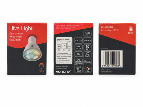 Hive smart light bulb gu10 - light,