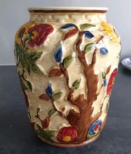 Vintage indian tree vase - vintage,