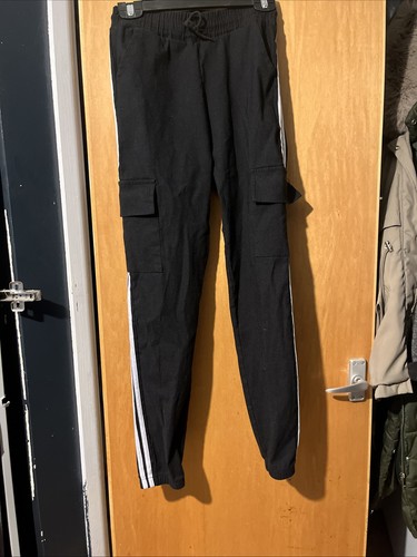 Black slip trousers - trousers, size