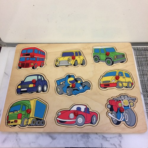 Wooden puzzle tray - ,