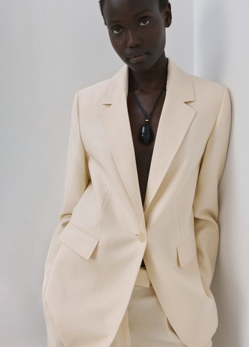 Mango lyocell suit - lyocell, blazer/size