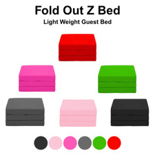 Water Resistant Futon Chair Z Bed Single Fold Out Guest Foam Mattress