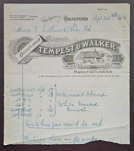 1913 tempest walker - walker,, worsted