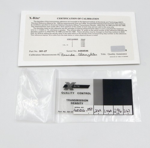 Rite calibration strip - x-rite,