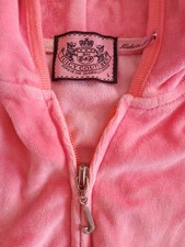 Juicy Couture Tracksuit Top And Bottoms Pink Vintage Size Large