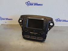 Ford Mondeo Stereo head unit 10-14 Sat Nav black MK4 with code BS7T-18K931-EJ
