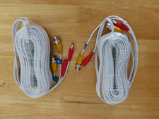 ANNKE CCTV 2 CAMERA BNC  CABLES 18.3 METERS/60FT.  CABLES ONLY.