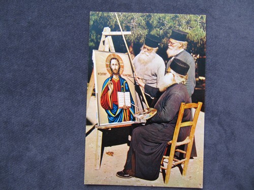 Postcard three fathers icon - postcard, &