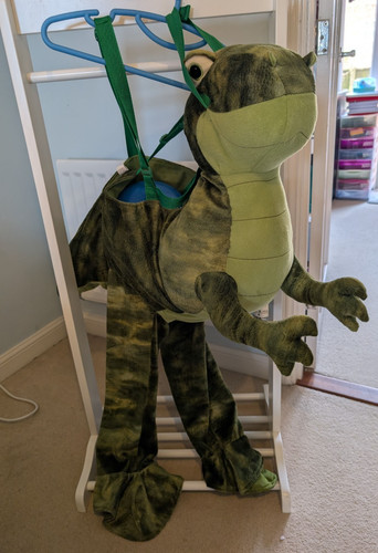 Dinosaur ride fancy dress - ride, on