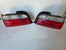 BMW E36 M3 coupe convertible Red & Clear rear lights pair saloon 323 328 OBC 469