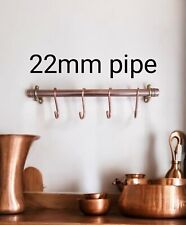 Copper utensil rail, 22mm