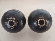 TAYLOR ELITE 2lb 4oz CROWN GREEN BOWLS2 FULL BIAS  EXCELLENT CONDITION