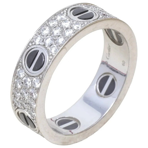 Cartier love white gold - white,
