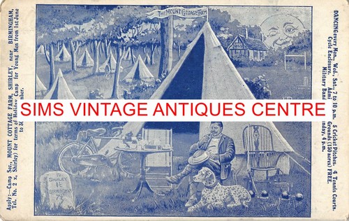 Antique postcard mount - postcard,