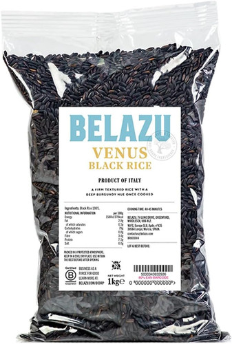 Belazu venus black rice 1kg - belazu,