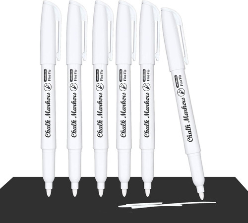 White chalk pen pack liquid - white,