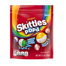 Freeze Dried Skittles Pop’d