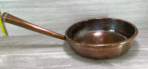 Antique french copper sauté - antique,
