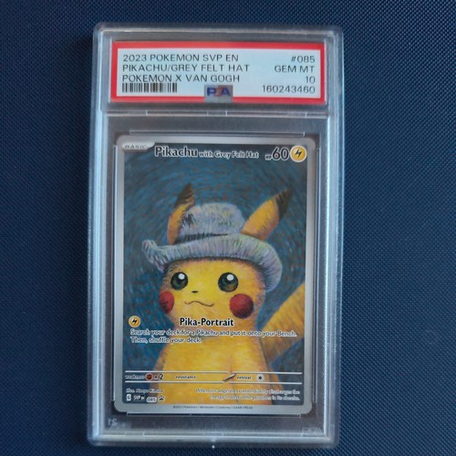 Pikachu grey felt - pikachu, gogh