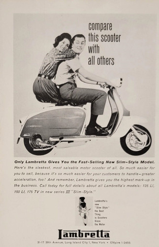 1963 lambretta scooter - 125, li
