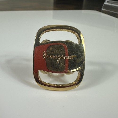 Ferragamo vara scarf ring gold - scarf,