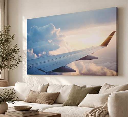 Vintage aeroplane canvas - vintage,