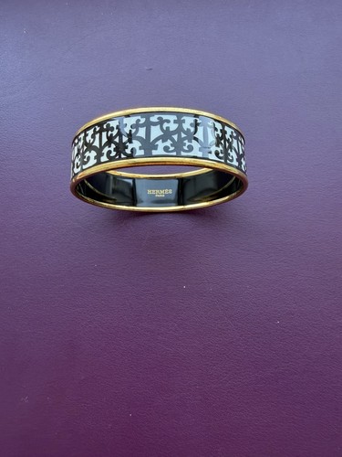 Hermes black white - &, enamel