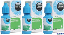 3 X Eye Drops Blink Contacts