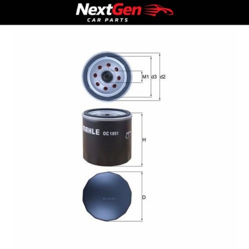 Oil filter mahle oc1051 for - oc1051,