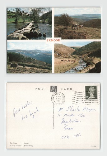 Postcard exmoor multi view - -, multi-view