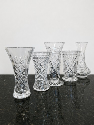 Cut crystal flower - cut, mixed