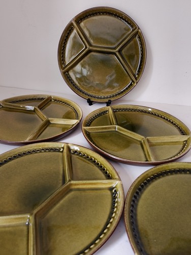 Vintage stoneware divided - vintage,