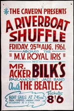 THE BEATLES Concert Flyer -