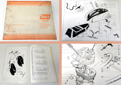 Parts catalog bsa a65 - catalog,