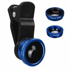 3 in 1 Fish eye Wide Angle
