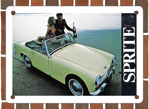 Metal sign 1966 austin - metal,