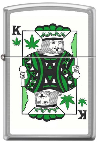 King cannabis playing card - of,