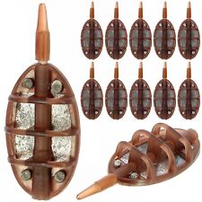 Fishing Method Feeders Inline 25g For Pellet Ground Bait Coarse Carp Tackle x 10