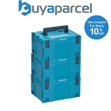 3 x Makita MAKPAC Stacking