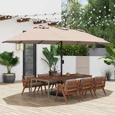 Double sided patio umbrella - sided,
