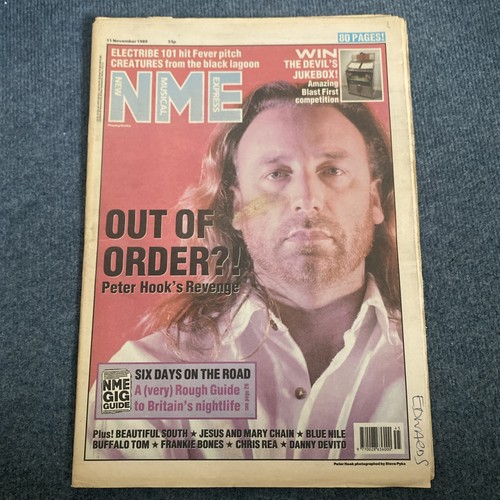 Nme nov 1989 peter hook - ,