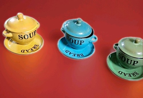 Set ceramic soup bowls - soup,