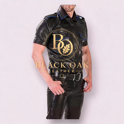 Men black genuine lambskin - men's,